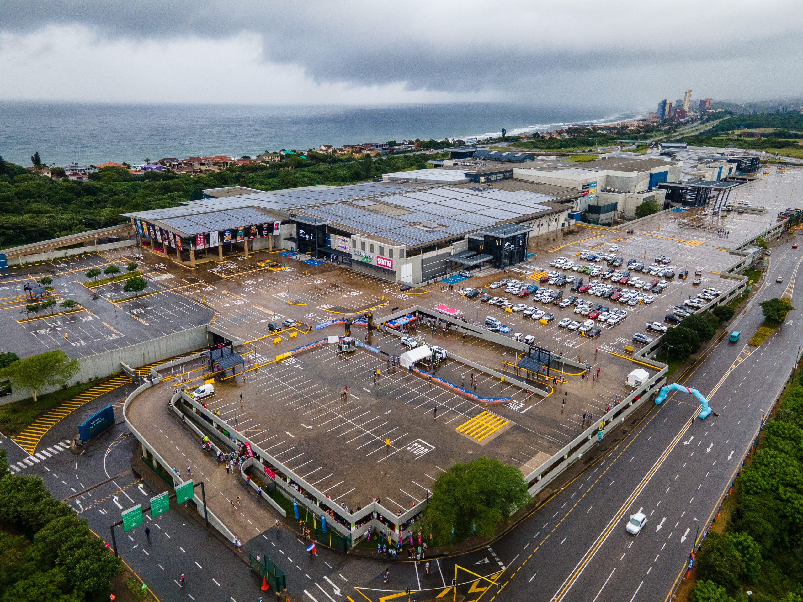 top down drone photography of commercial property in KZN